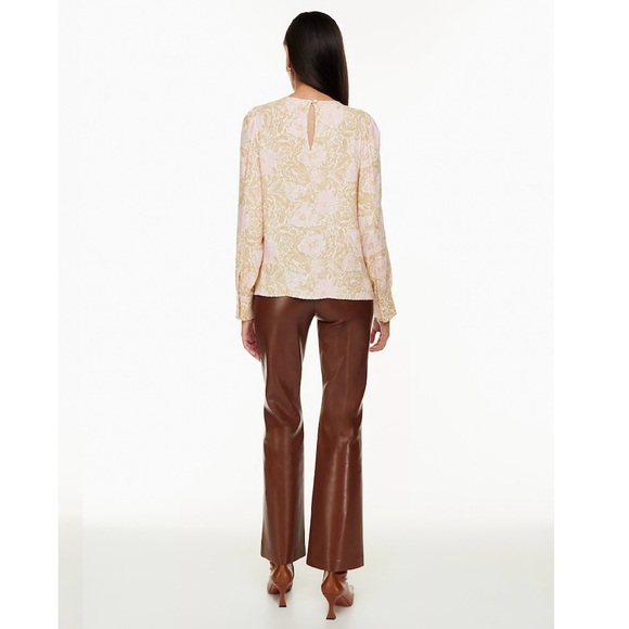 Aritzia Wilfred Boho Cottagecore Minimalist Clarissa Puff Sleeve Size Large - Picture 4 of 16